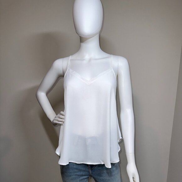 KRISA: NWT, Swing Cami Top, Size - XS, Color - Ivory, MSRP - $106 - Picture 2 of 6